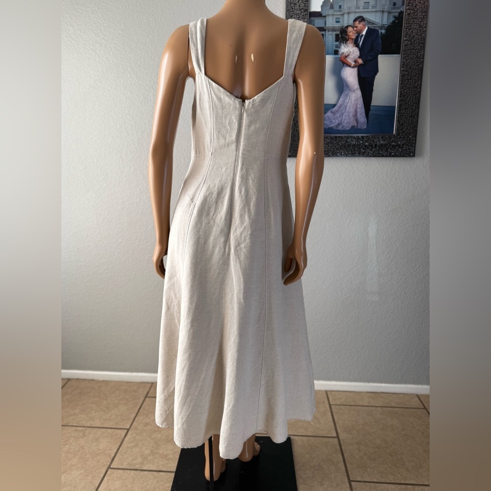 LOFT Cream Midi Dress - Picture 10 of 16